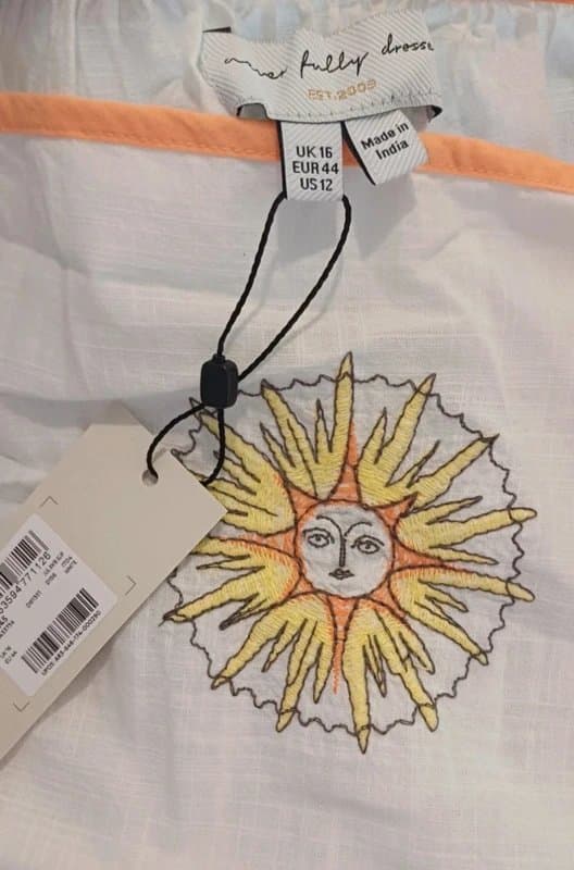 Never Fully Dressed Never Fully Dressed Embroidered Dress - size 16