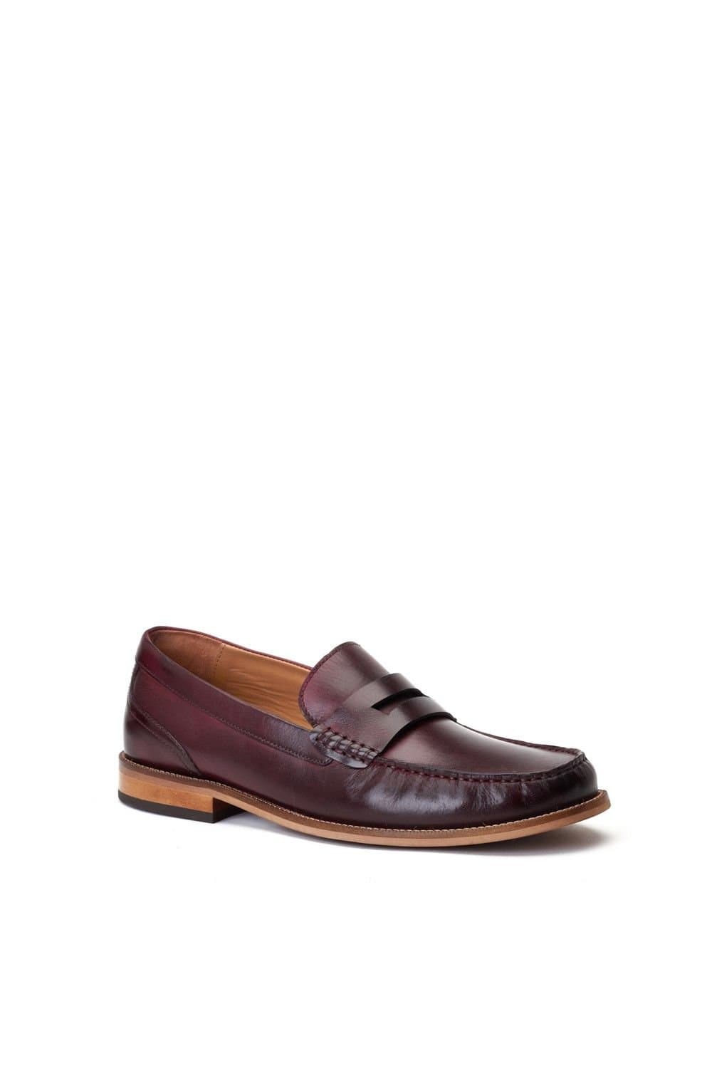 Base London Base London Men's Garfield Penny Loafer in Wine
