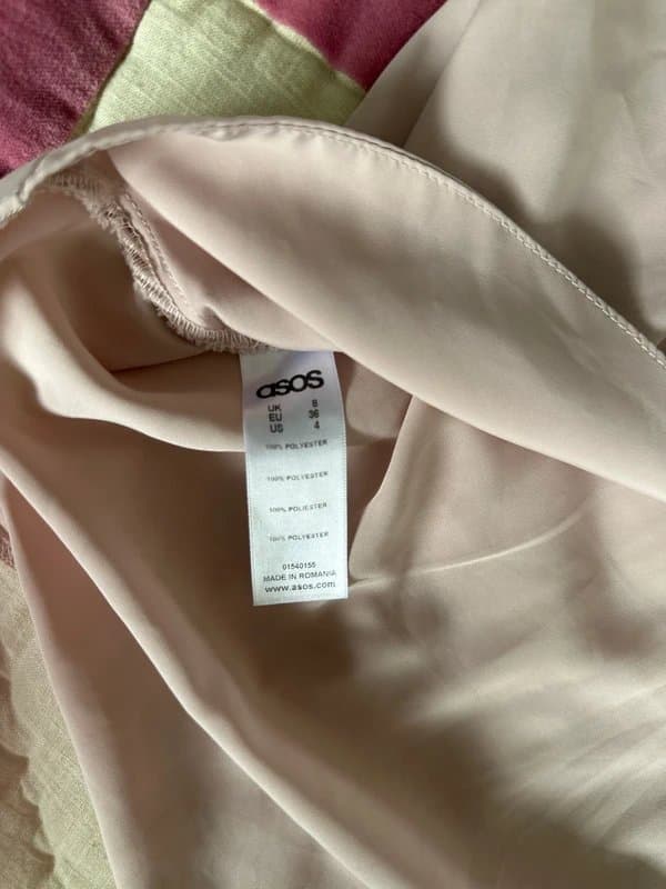 ASOS Asos Pastel pink Open back top