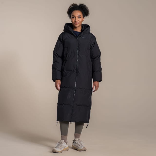 Craghoppers Craghoppers Women's Fellbarrow Longline Hooded Waterproof Padded Jacket in Black - 3