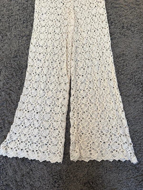 Zara Zara crochet tousers