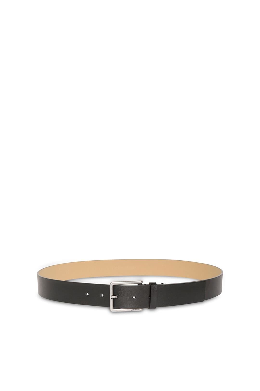 Calvin Klein Calvin Klein Men's CK Smooth Buckle Belt 35MM Black