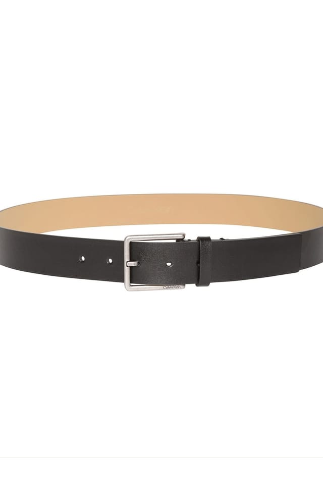 Calvin Klein Calvin Klein Men's CK Smooth Buckle Belt 35MM Black - 3