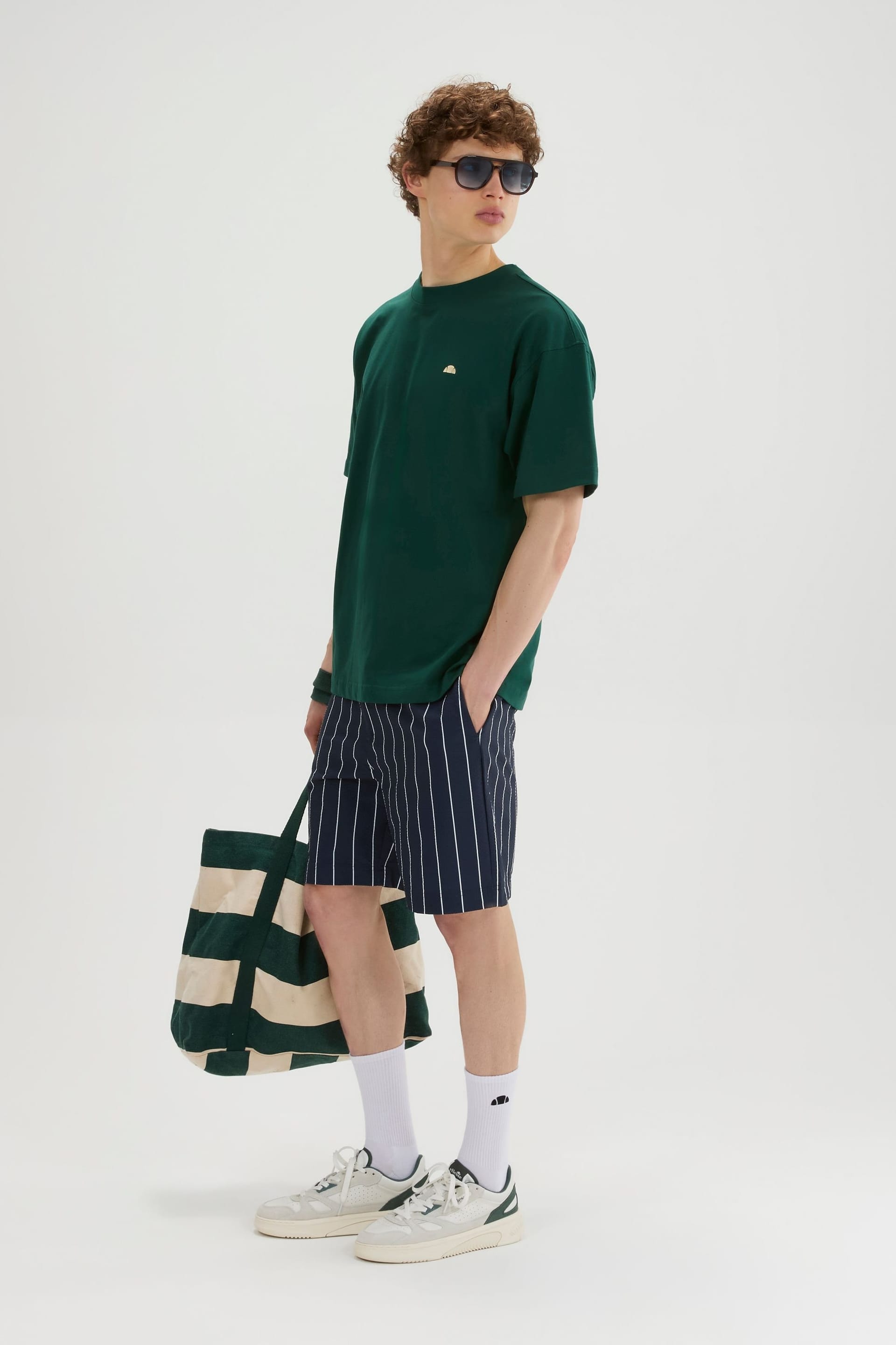 Ellesse Ellesse Men's Oliva Tee in Dark Green - 4