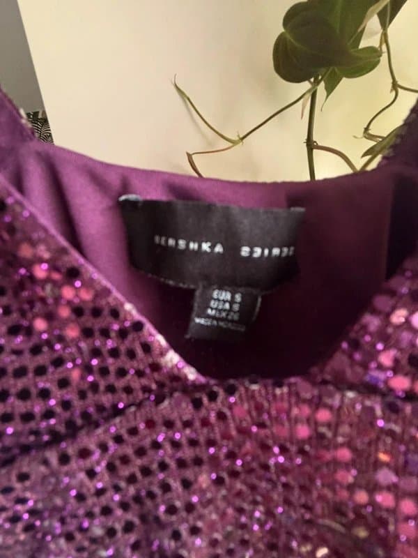 Bershka Purple sparkly Bershka top