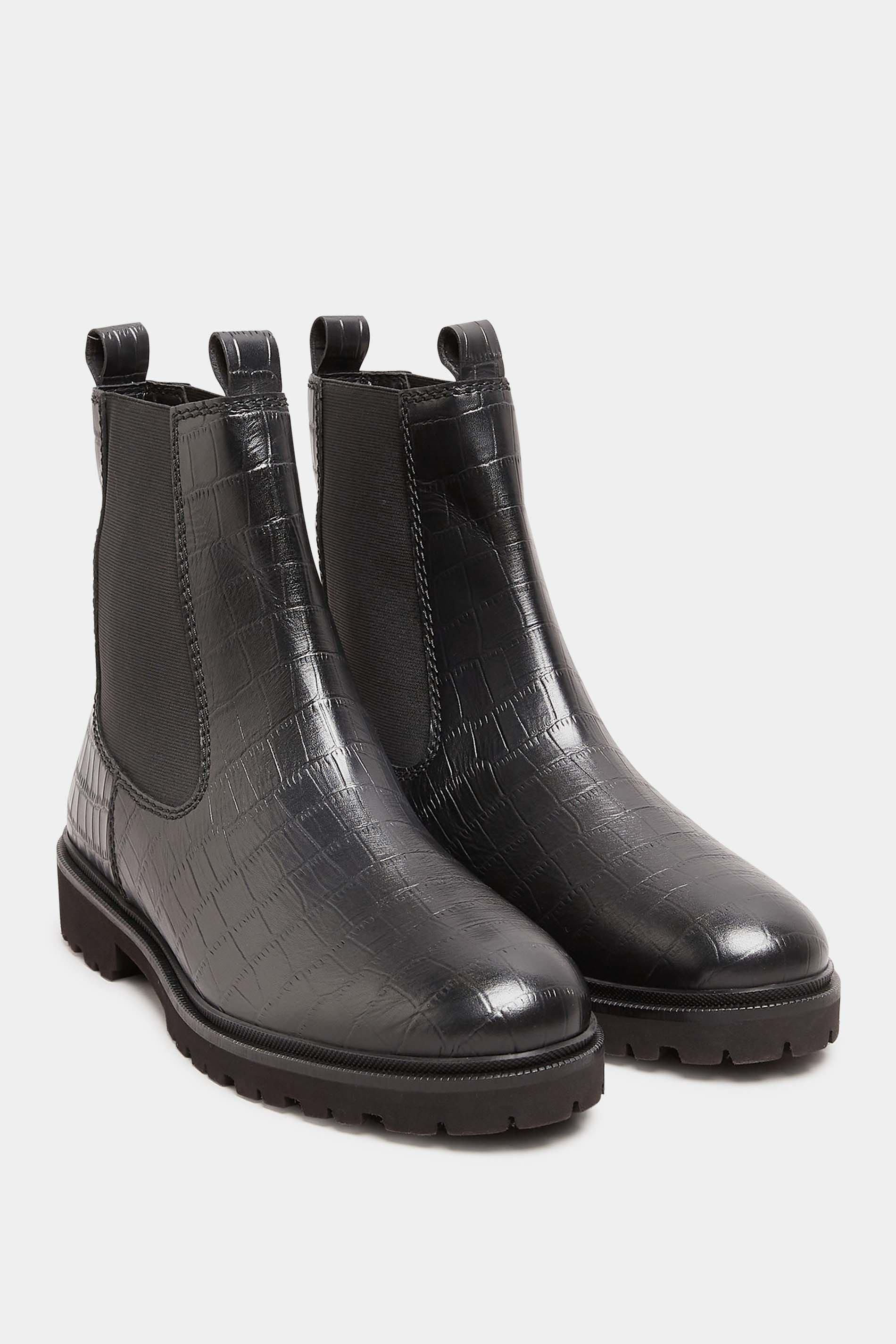 Long Tall Sally Long Tall Sally Women's Chelsea Boots in Black - 2