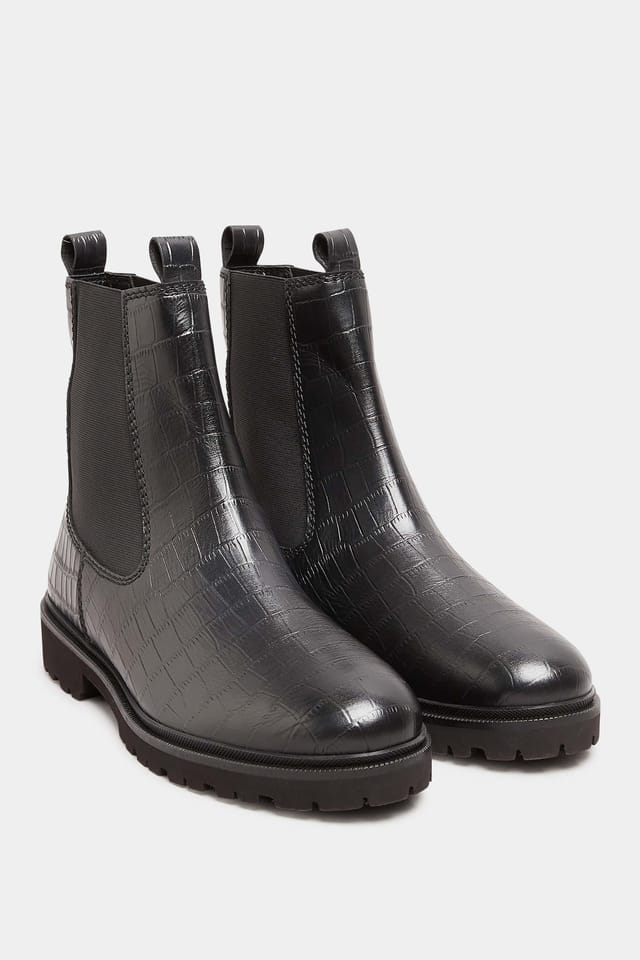 Long Tall Sally Long Tall Sally Women's Chelsea Boots in Black - 2