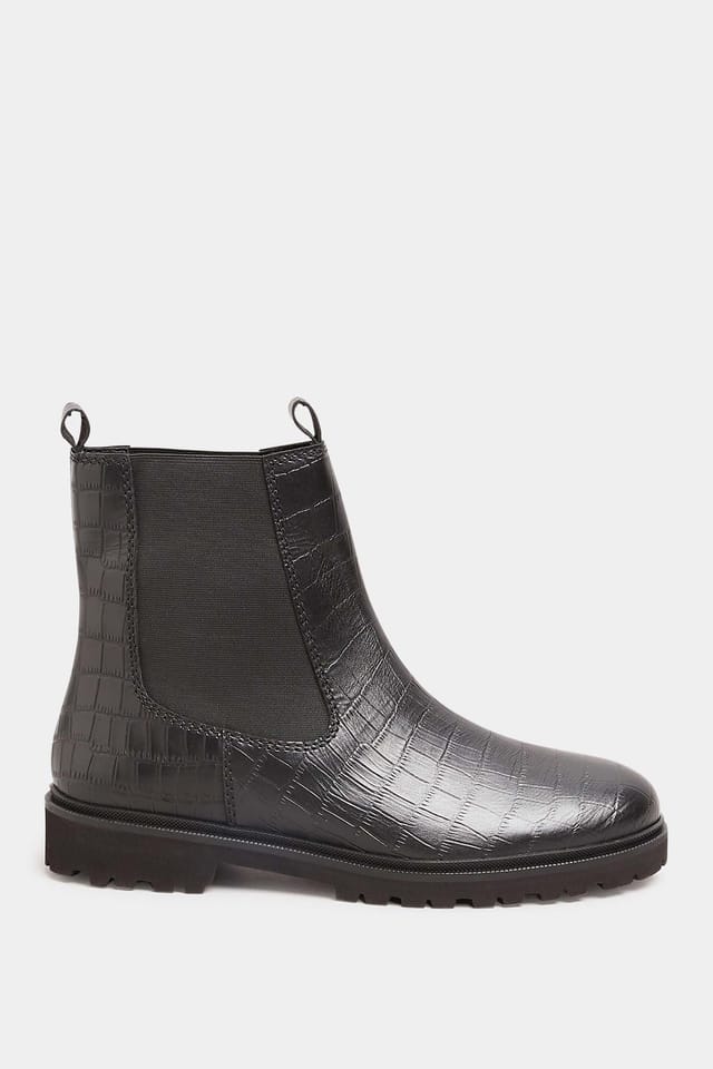 Long Tall Sally Long Tall Sally Women's Chelsea Boots in Black - 3