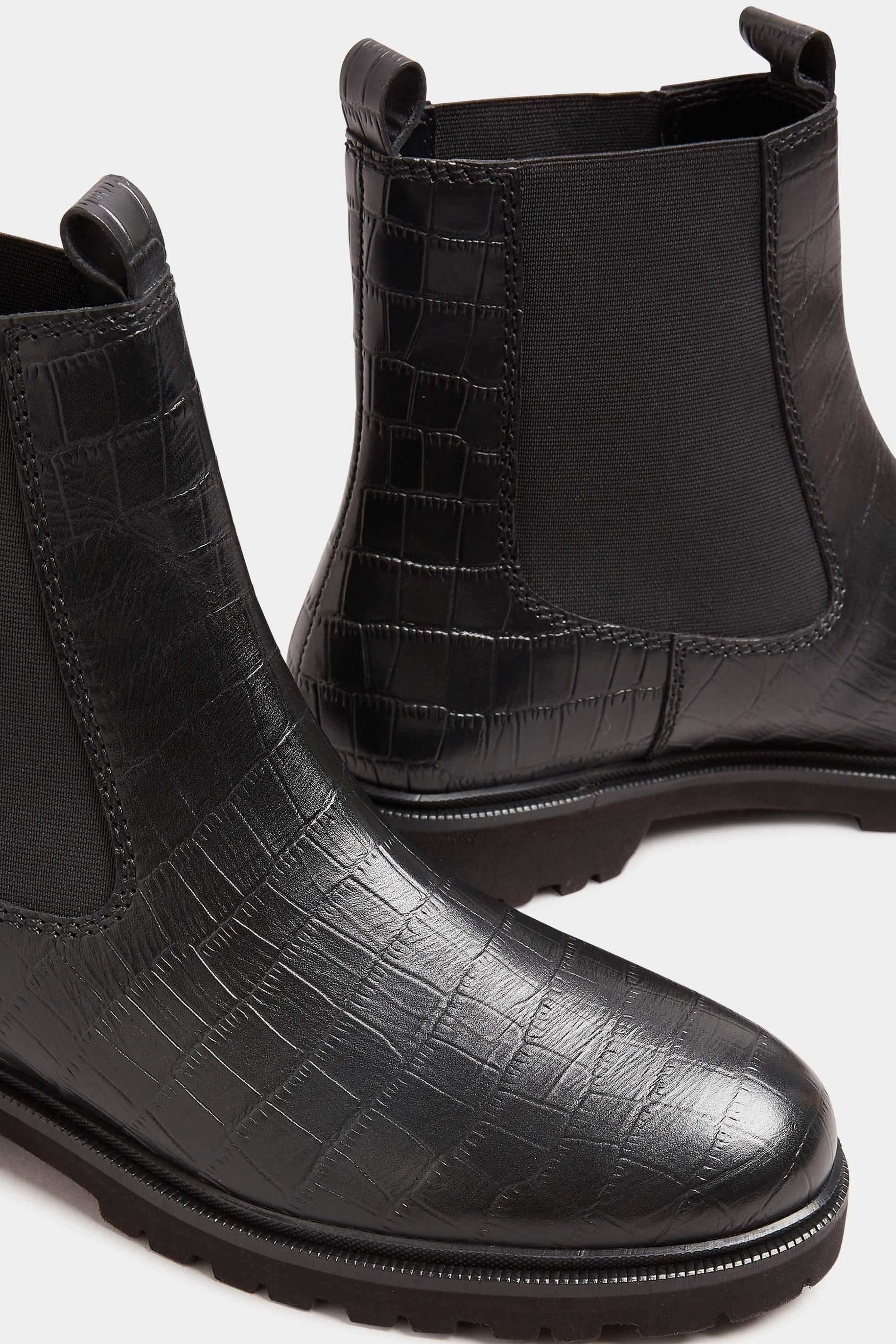 Long Tall Sally Long Tall Sally Women's Chelsea Boots in Black - 4