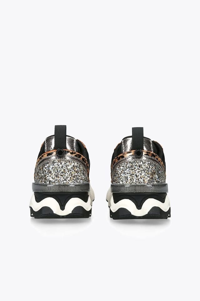 Steve Madden STEVE MADDEN Women's 'Sedgwick Black' Fabric Trainers in Black - 3