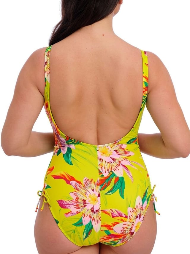 Fantasie Fantasie Women's Cala Macarella V-Neck Swimsuit in Green - 2