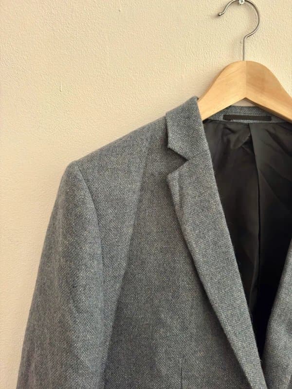 New Look Men’s New Look Navy Blue Blazer Suit Jacket w/ White Buttons