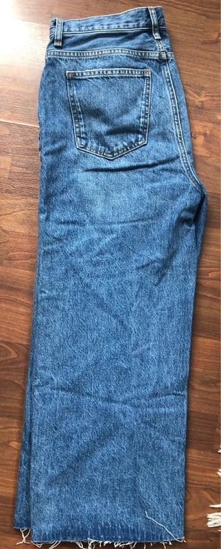 Topshop Blue Crop Denim Jeans - 30W/30L