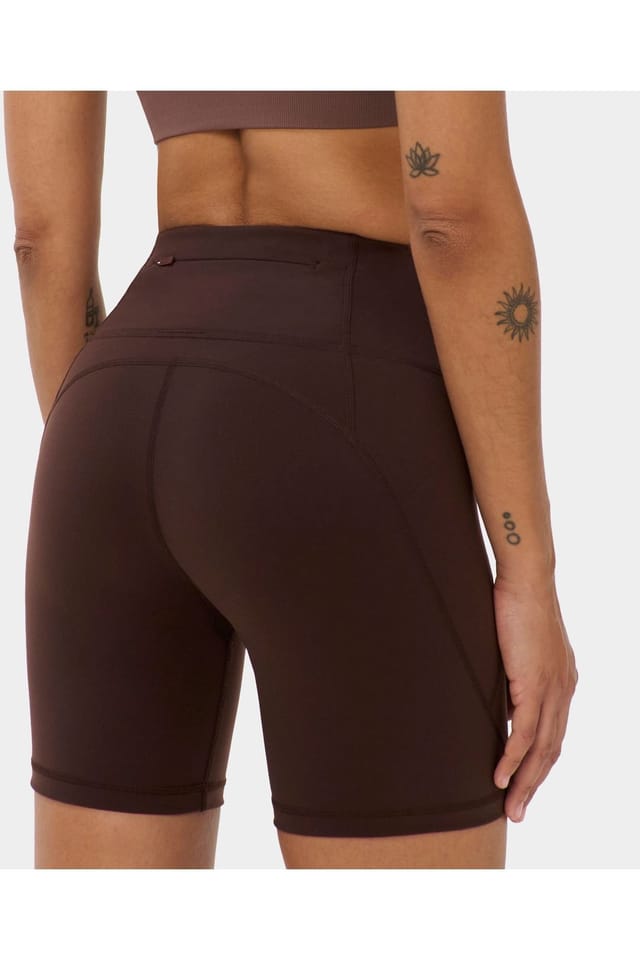 Sweaty Betty Sweaty Betty Women's Power 6 Inch Biker Shorts Espresso Brown - 2