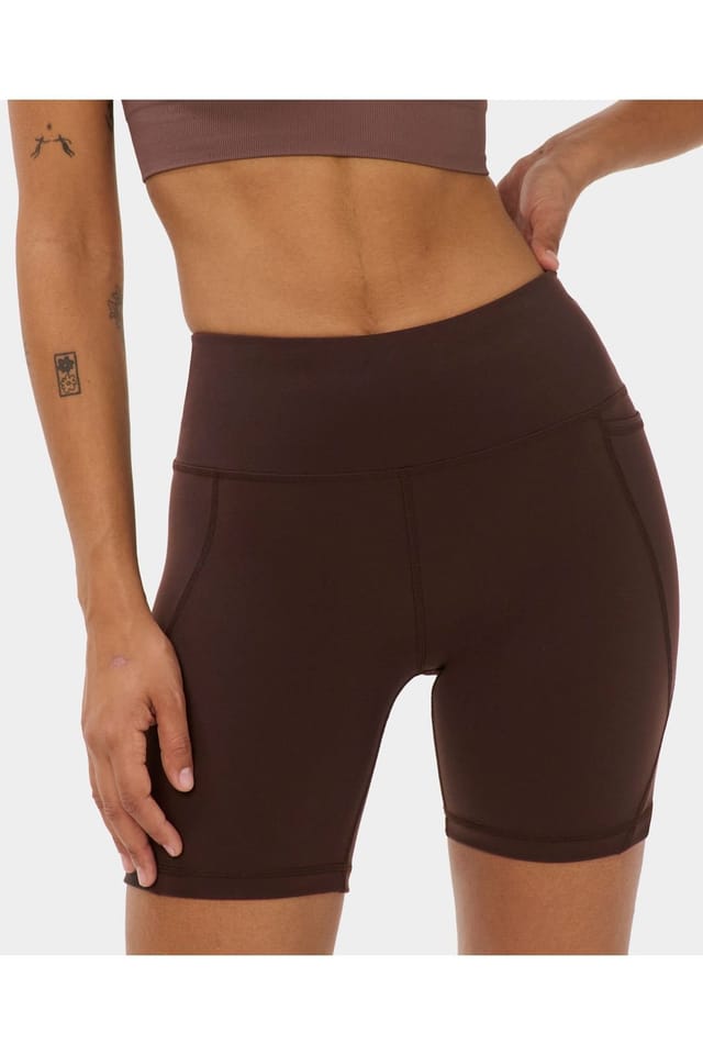 Sweaty Betty Sweaty Betty Women's Power 6 Inch Biker Shorts Espresso Brown - 3