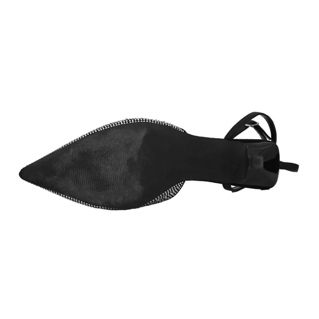 Finding Friday Finding Friday Women's Embellished Low Kitten Heel in Black - 3