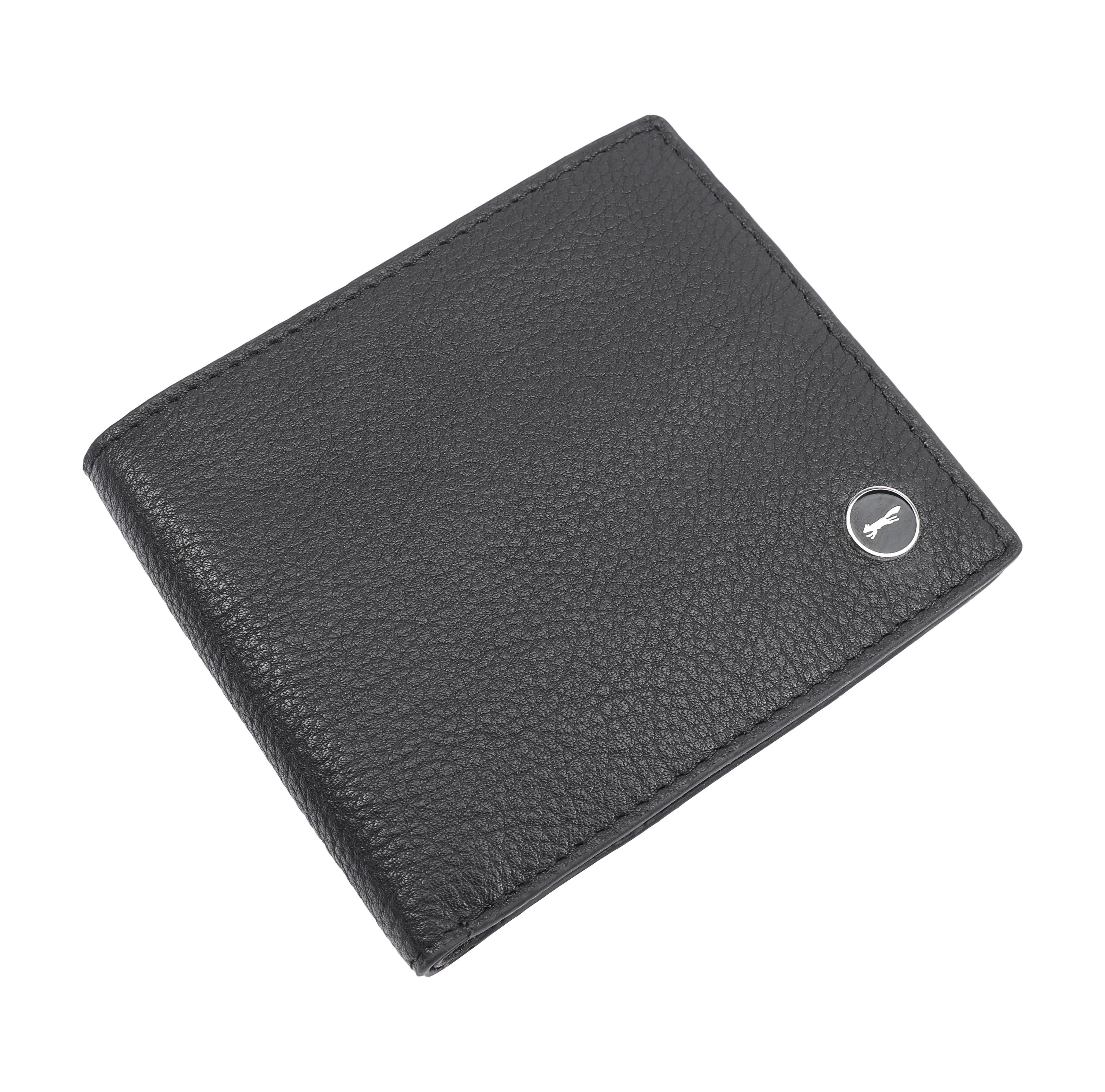 Paul Costelloe Paul Costelloe Men's Ivan Leather Wallet in Black - 3