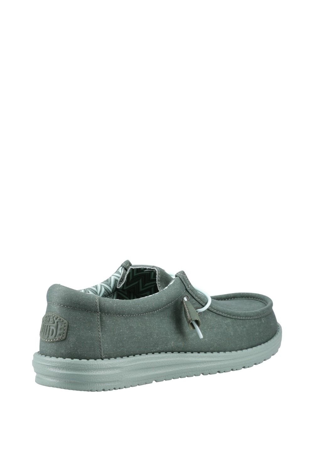 HEYDUDE HEYDUDE Men's Wally Canvas Shoe in Green - 2