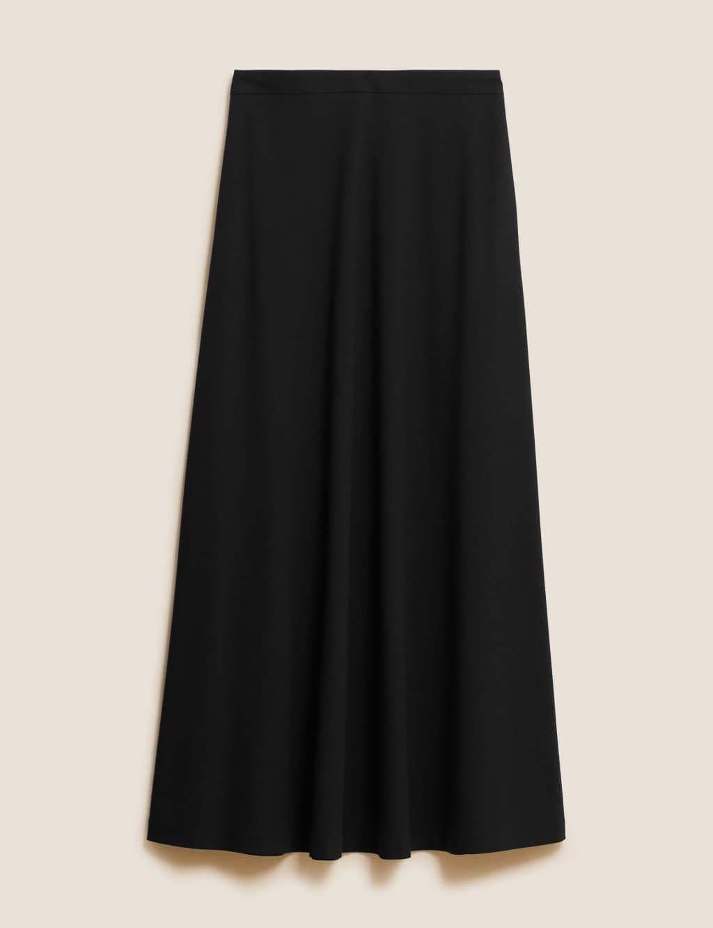 Marks & Spencer M&S Maxi A-Line Skirt Black