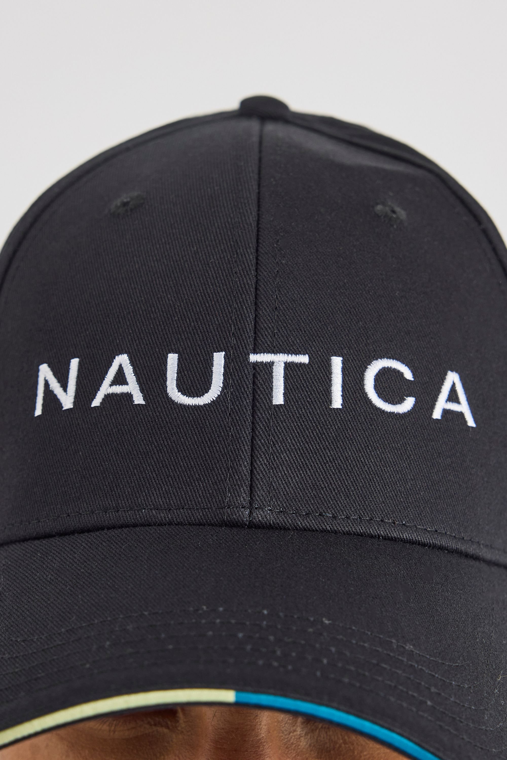 Nautica Nautica Men's Atmore Snapback Cap in Black - 3
