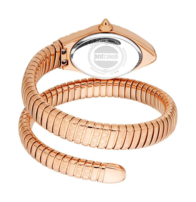 Just Cavalli Just Cavalli Women's Snake 316L Stainless Steel Watch in Rose Gold - 2