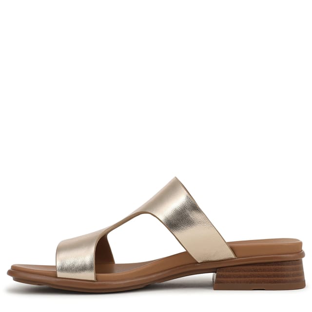 Naturalizer Naturalizer Women's Beach Slide Sandals in Metallic Gold - 2