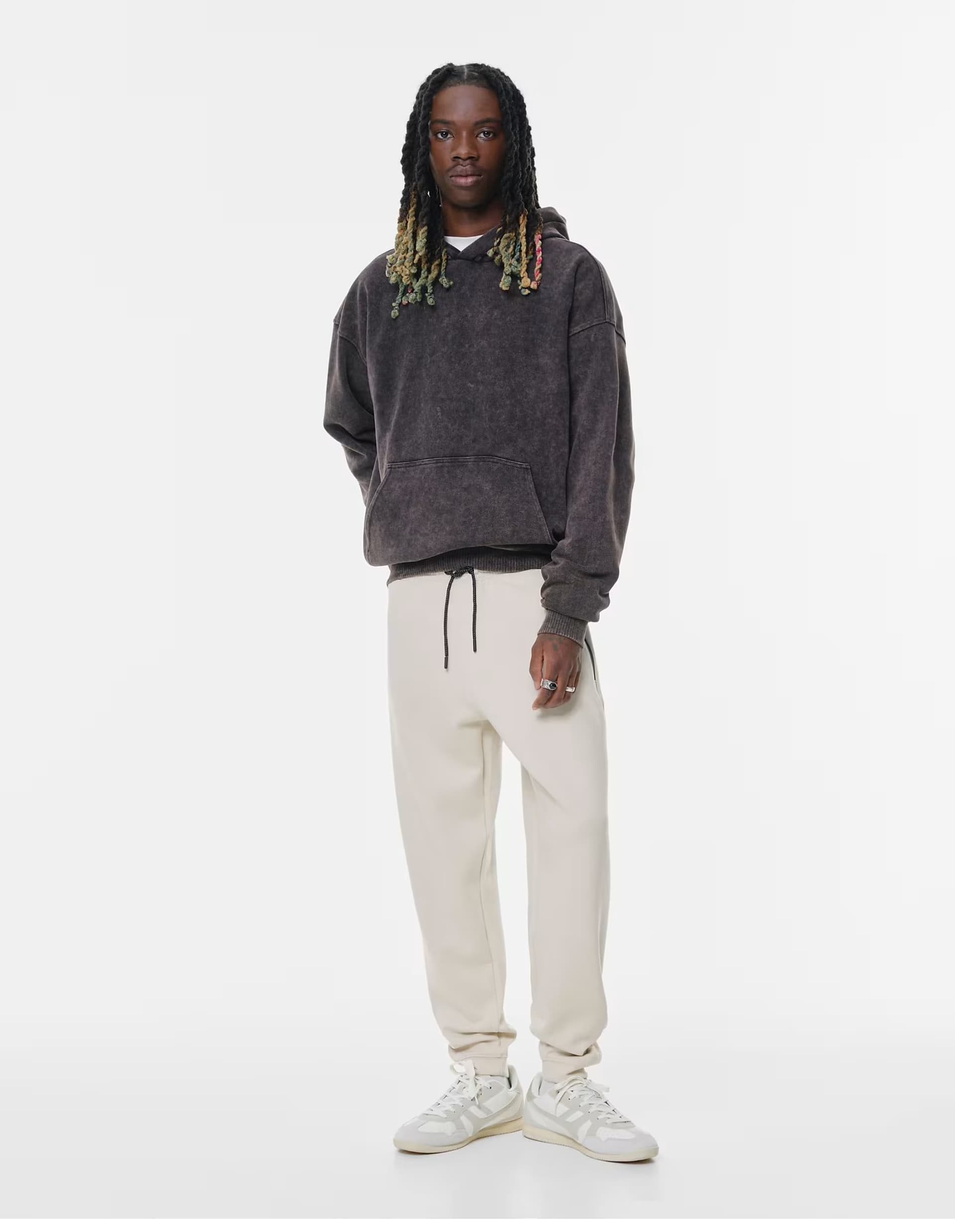 ASOS Pull&Bear Tracksuit jogger trousers in sand