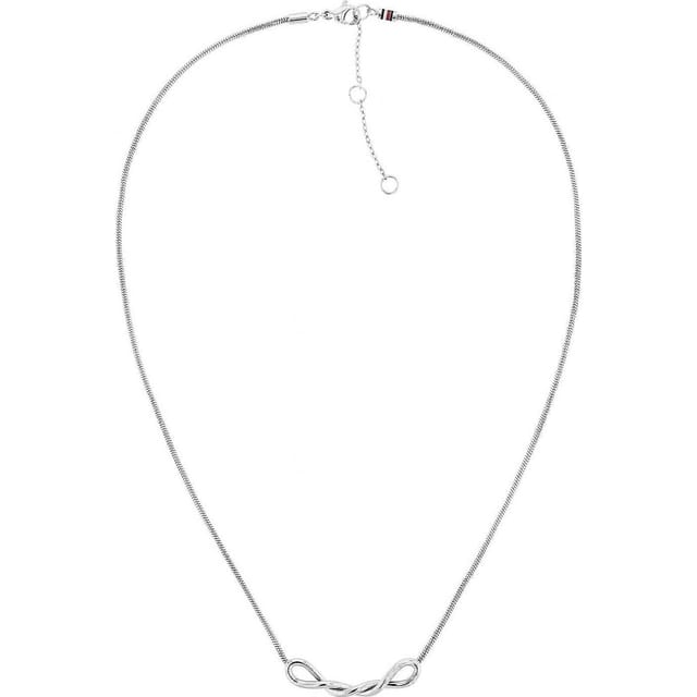 Tommy Hilfiger Tommy Hilfiger Women's 2780735 TH Twist Necklace in Silver - 2