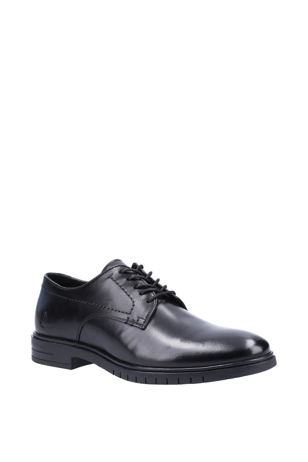 Hush Puppies Hush Puppies Men's 'Sterling' Smooth Leather Lace Shoes in Black