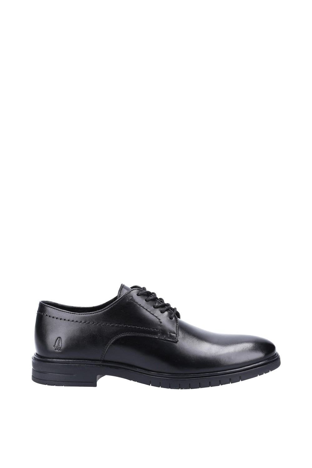 Hush Puppies Hush Puppies Men's 'Sterling' Smooth Leather Lace Shoes in Black - 4