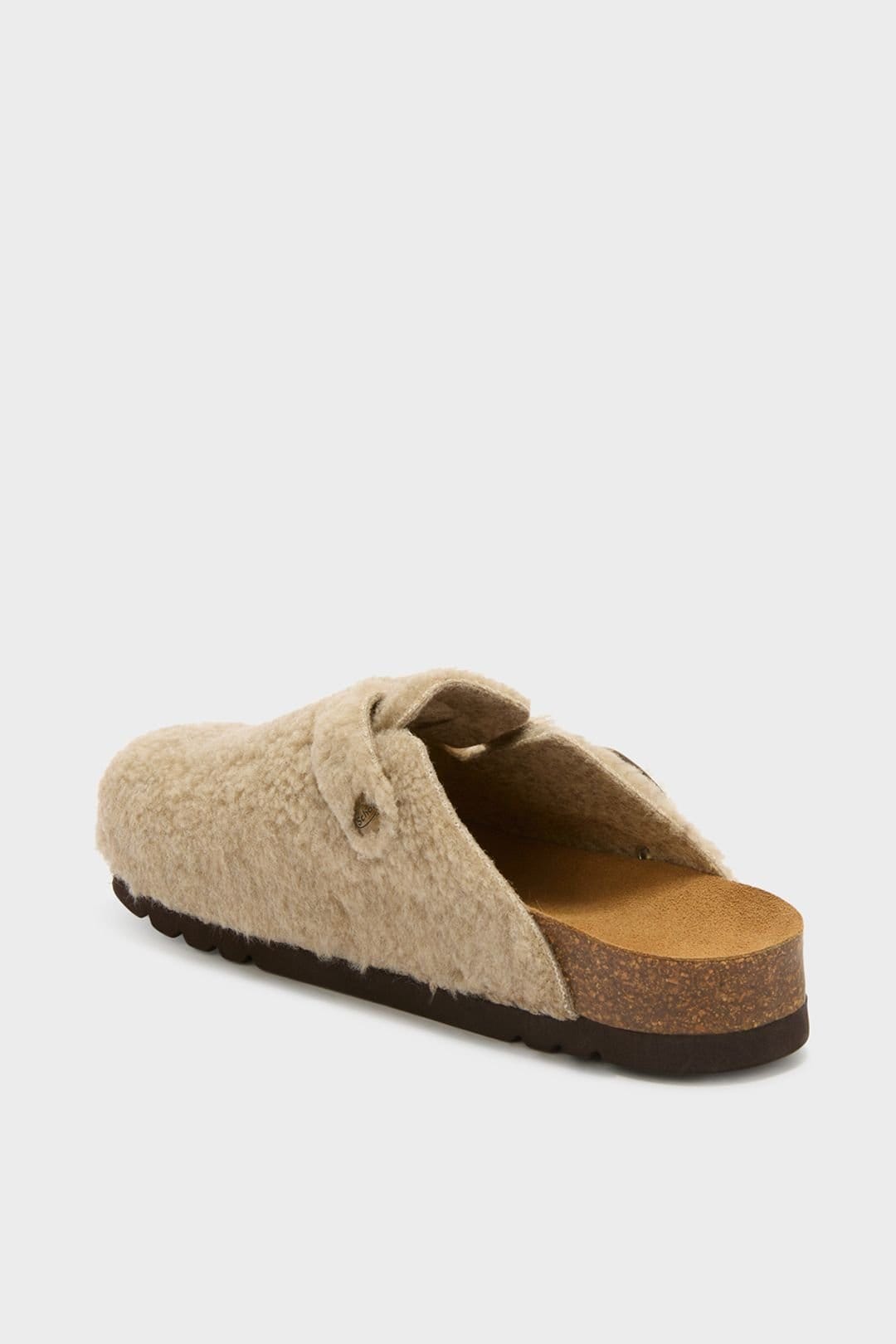 Scholl Scholl Women's Fae Faux Shearling Clog Taupe - 4
