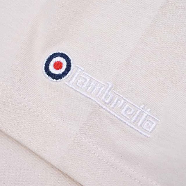 Lambretta Lambretta Men's Vertical Stripe T-Shirt in Mid Grey - 3