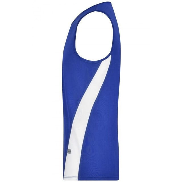 James and Nicholson James and Nicholson Men's Running Tank Top in Mid Blue - 3