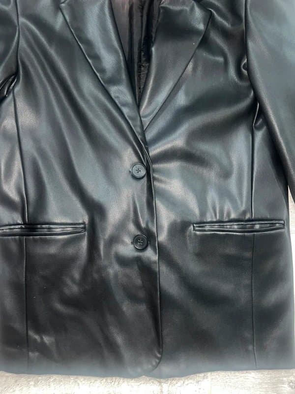 ASOS Zara (Older) Faux Leather Blazer