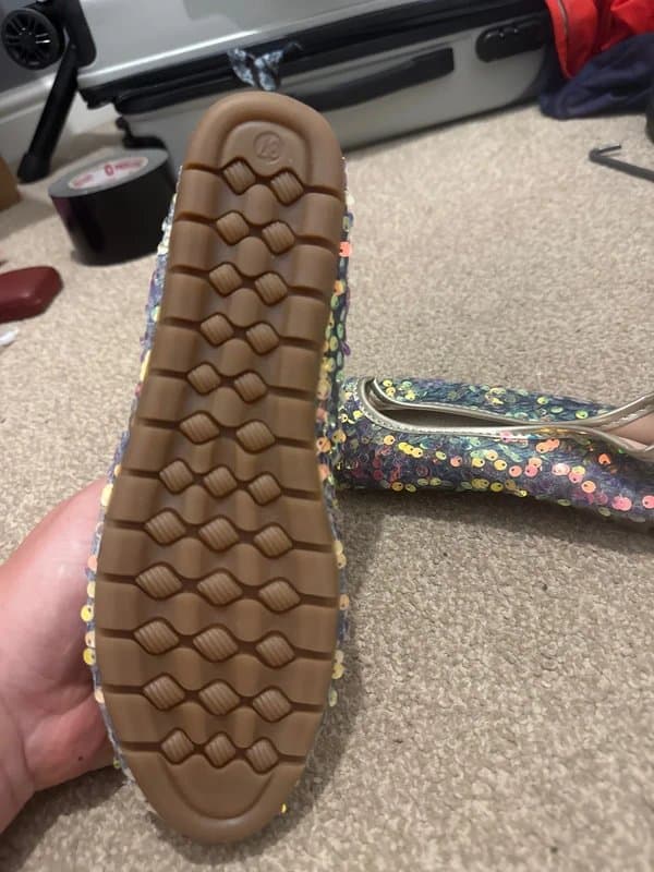 ASOS Woman sequin shoes size 4