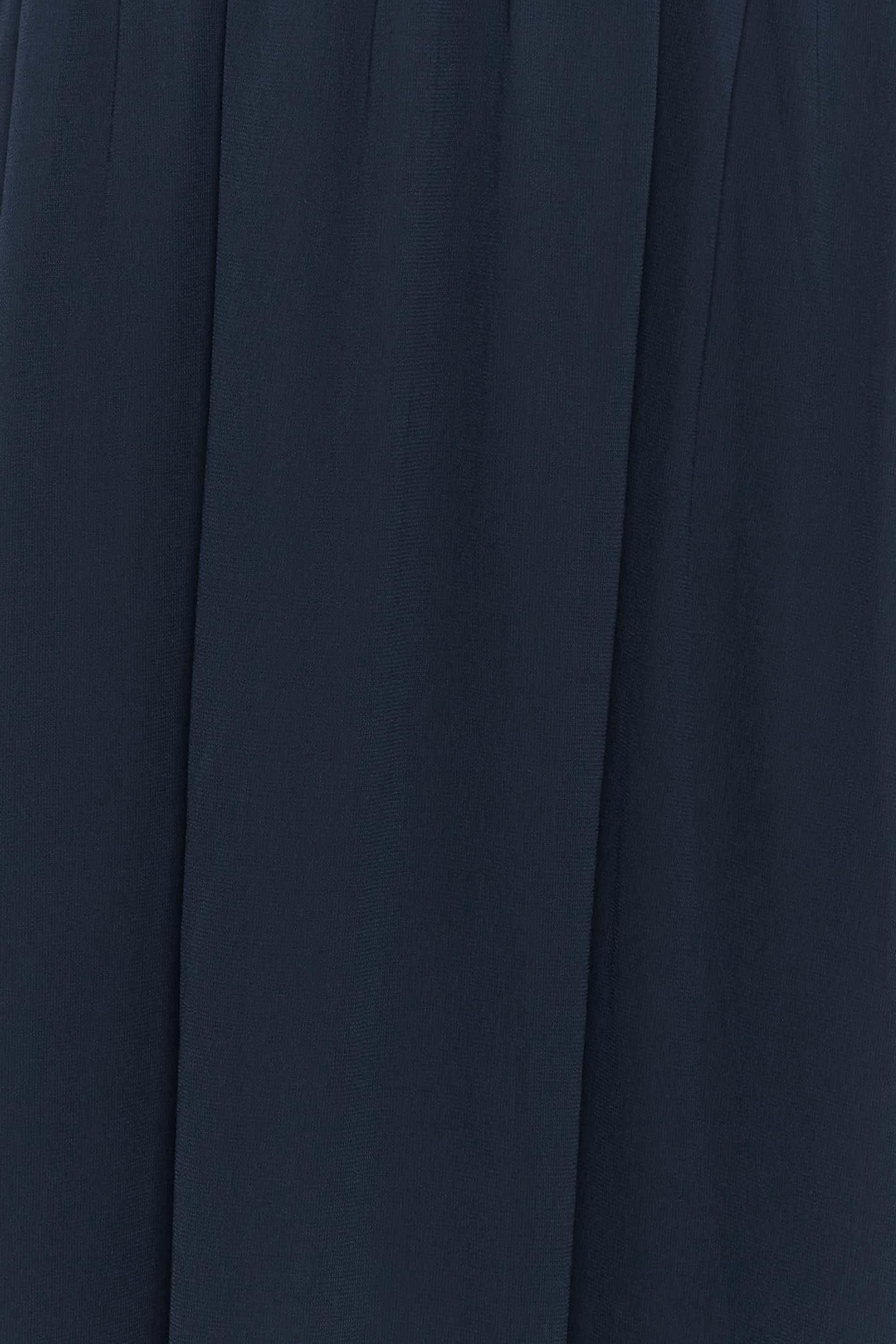 Long Tall Sally Long Tall Sally Women's Tall Ruffle Front Maxi Dress in Blue - 3