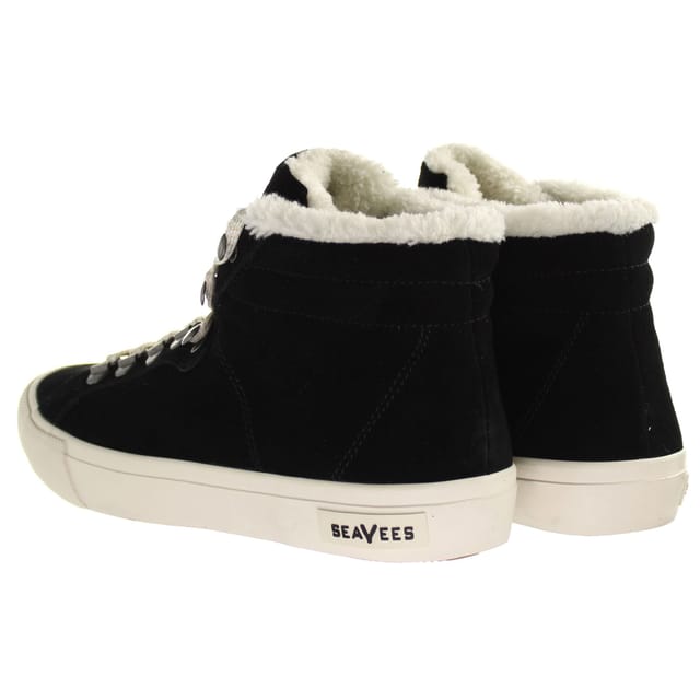 Seavees Seavees Women's Lace-Up Black Suede Leather Shoes - 3