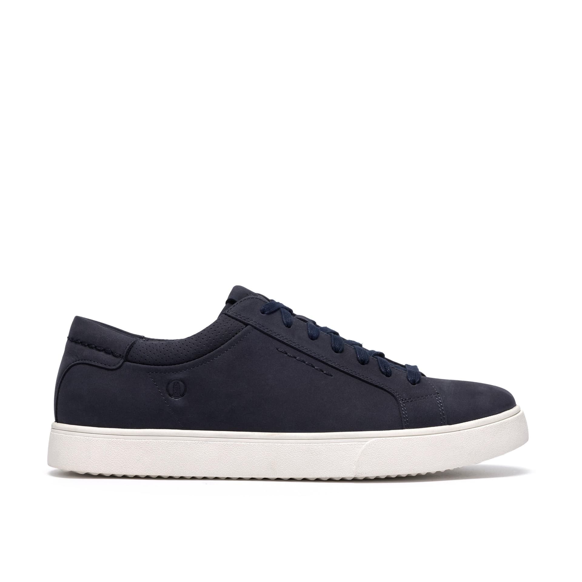 Clarks Clarks Men's Lydford Lace Navy Trainers, Lace Up in Blue