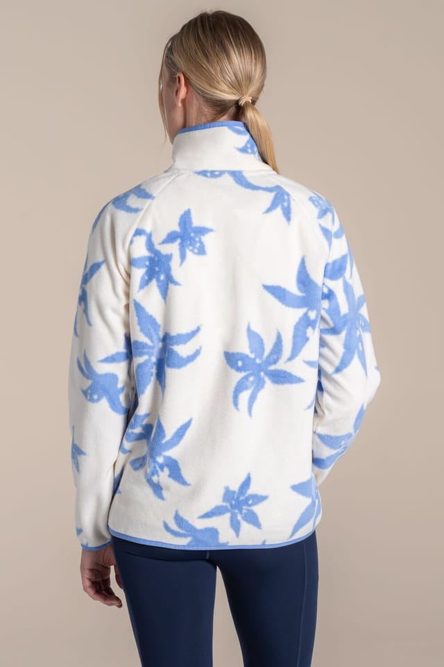 Craghoppers Craghoppers Women's National Trust Reedmace Half Zip Fleece in Off-White - 2
