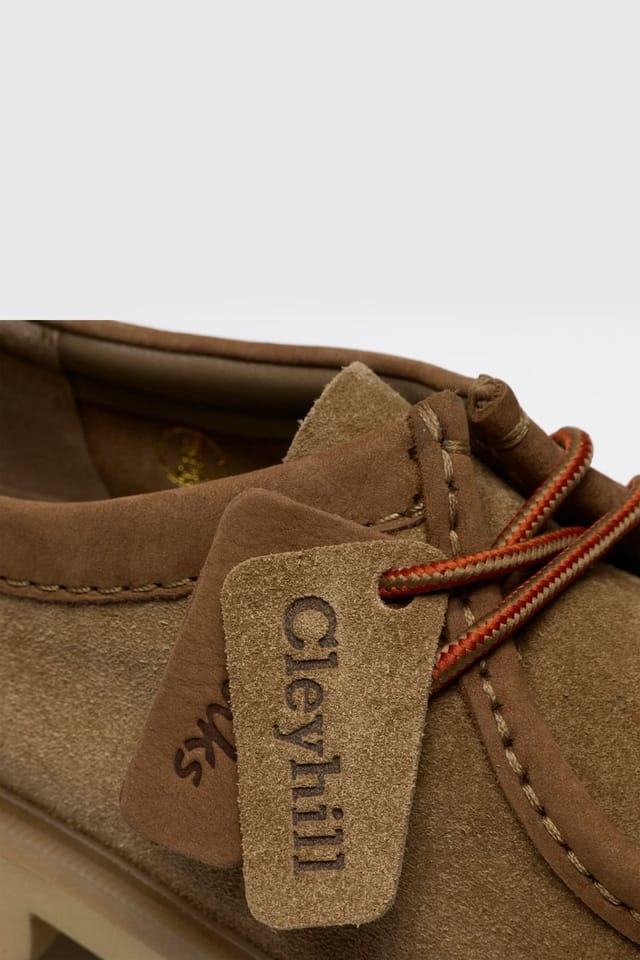 Clarks Clarks Men's Cleyhill Seam Suede Lace-Up Shoe Dark Sand in Brown - 2