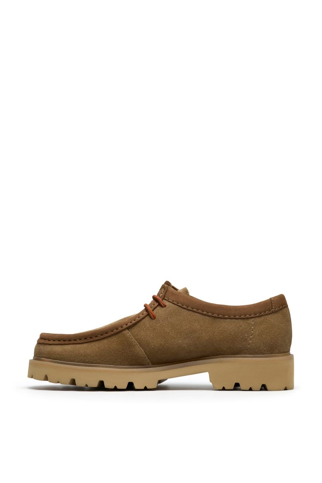 Clarks Clarks Men's Cleyhill Seam Suede Lace-Up Shoe Dark Sand in Brown - 4