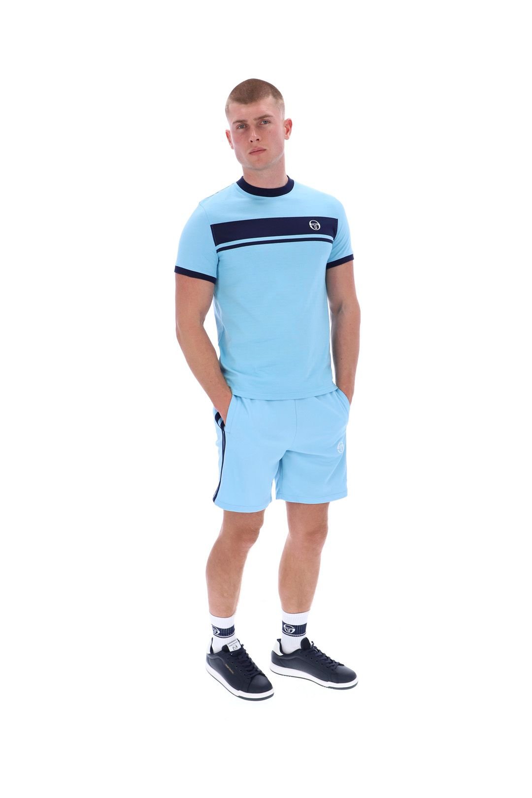 Sergio Tacchini Sergio Tacchini Men's Master T-Shirt Blue - 4