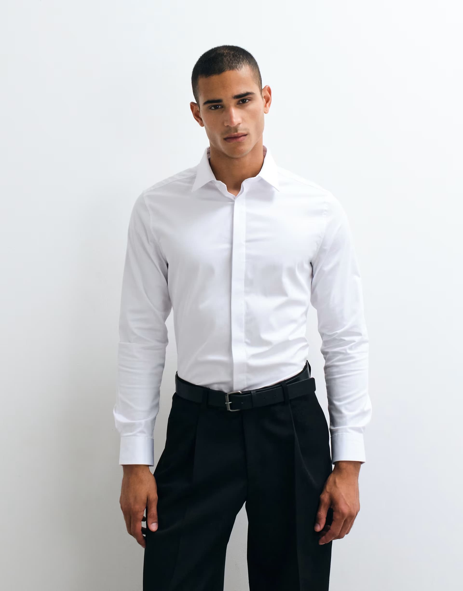 ASOS ASOS DESIGN slim fit smart shirt in white