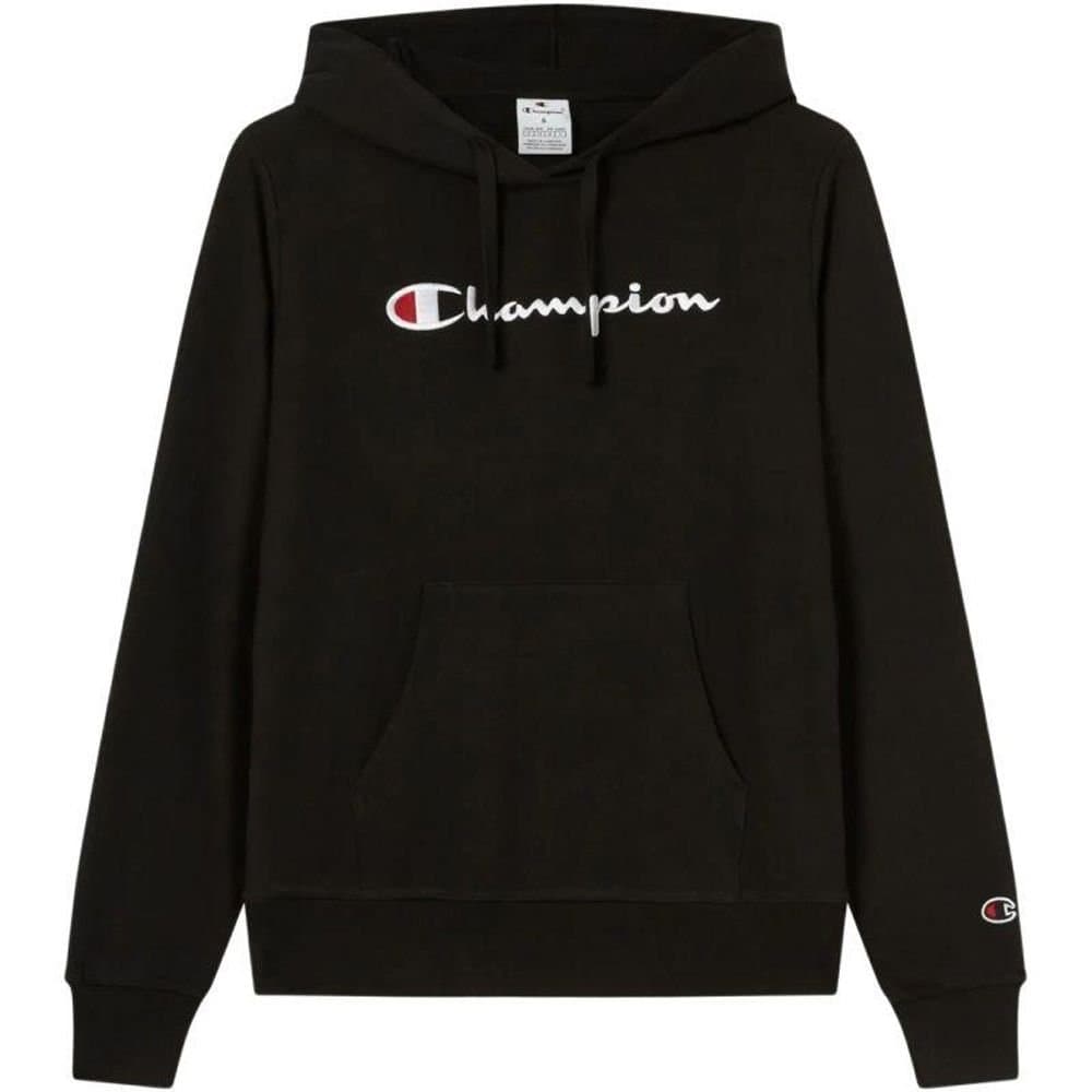 Champion Champion Women's Kangaroo Pocket Hoodie in Black