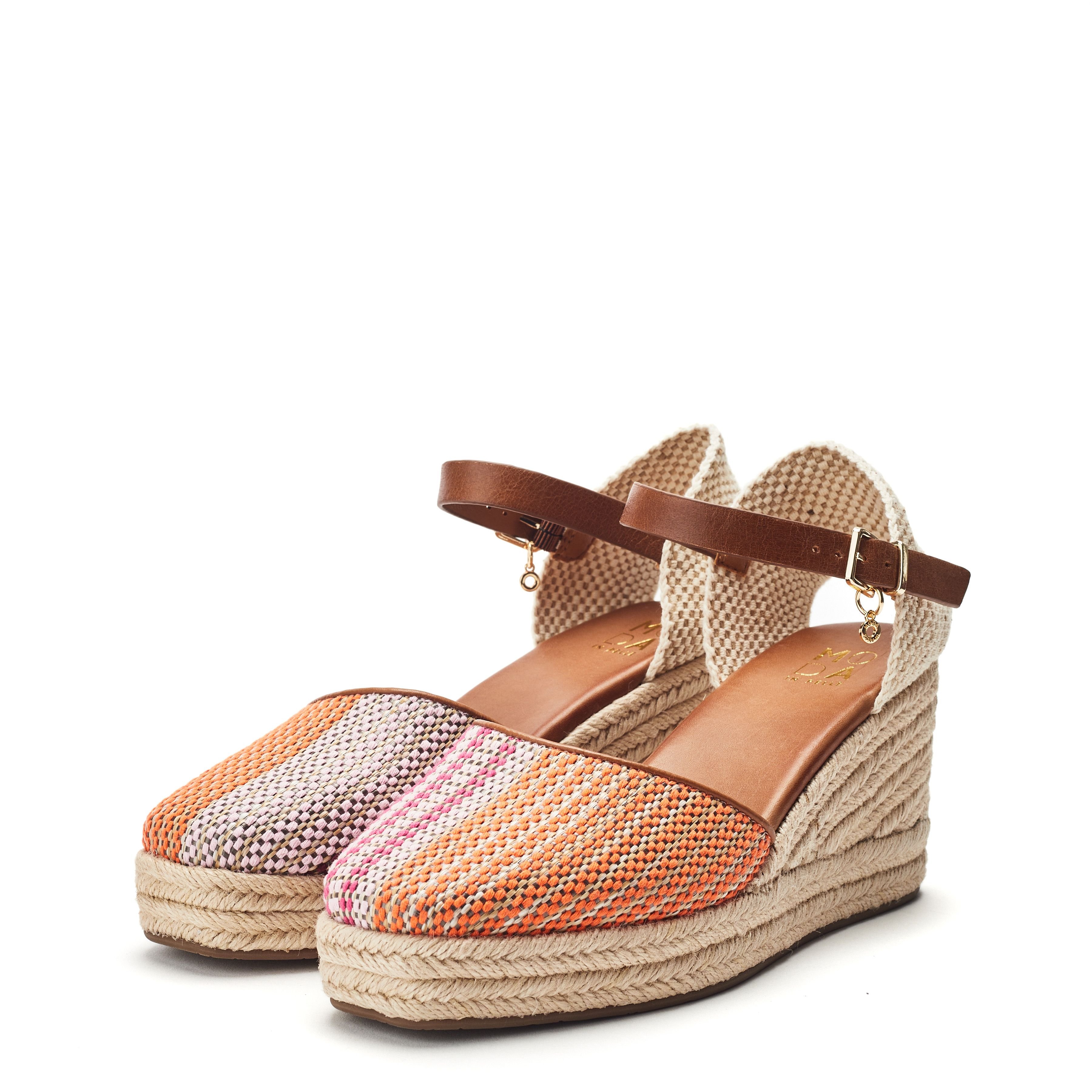 Moda In Pelle Moda In Pelle Women's 'Earll' Textile Espadrille Shoes in Pink - 2