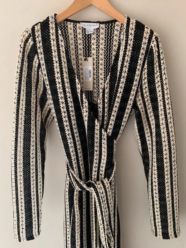 Never Fully Dressed Never Fully Dressed Crochet Wrap Dress, Size 12, BNWT