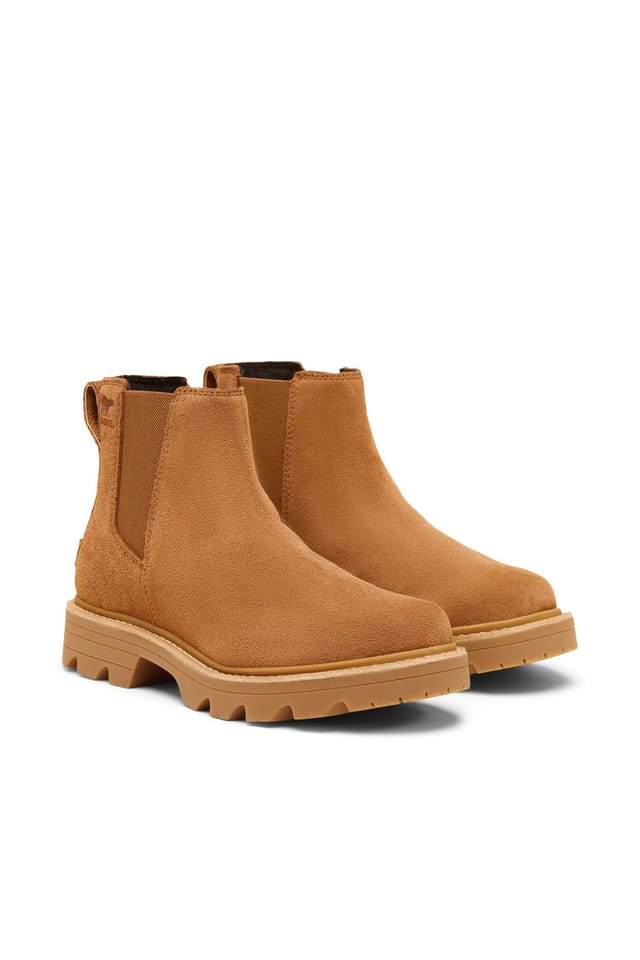 Sorel Sorel Women's REVEL RD CHELSEA BOOT VELVET TAN, GUM in Tan - 2