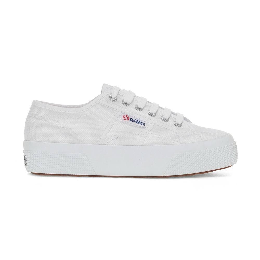 Superga Superga Women's 2740 Lace Up Platforms in White