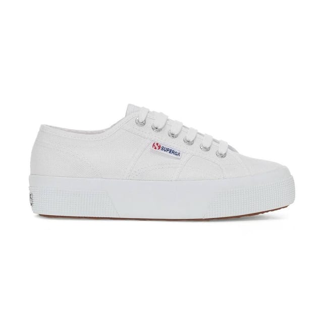 Superga Superga Women's 2740 Lace Up Platforms in White - 2