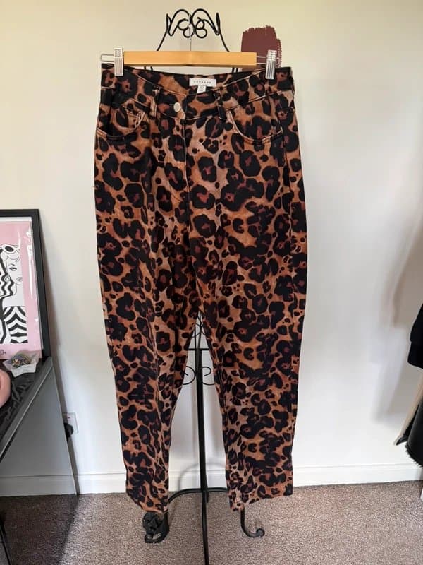 Topshop Leopard print Topshop jeans